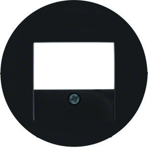 Centraaldeel RJ-datacontactdoos 2-v R.1/R.3/R.8 zwart