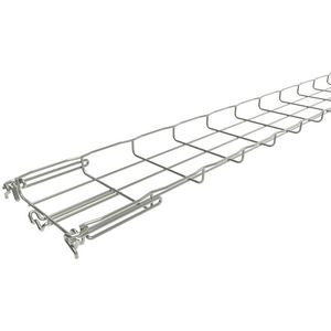 Lengte a 3m. Draadgoot Fasclic + 30/150 RVS 304L