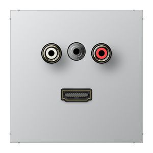 Afdekking aluminium voor Audio/Jack/HDMI LS
