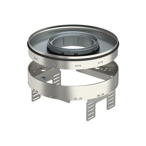 Ronde cassette v. tubus Ø215mm rvs A2 1.4301 7409444