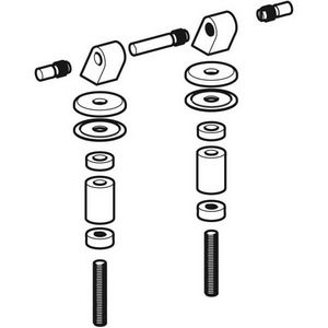 Set scharnieren voor uri.deksel 597146000