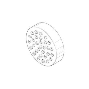 Spray gezicht v. spoeldouches 35x9mm chr