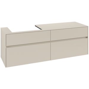 Wastafelonderkast Collaro 1600x548x500mm Cashmere Grey C022B0VN