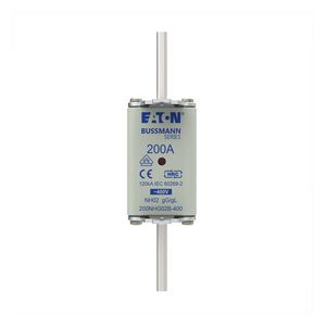 Zekering laagsp. 200A AC 400V NH02 gL/gG dubbele mel VVE=3