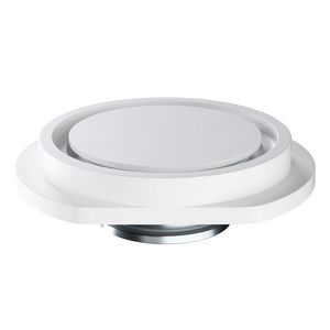Rond toe-/afvoerventiel frameloos instucb. Ø200mm Coanda