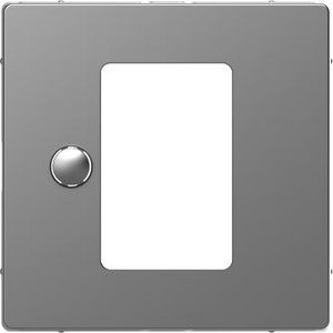 Centraalplaat tbv Touch display RVS look SysD