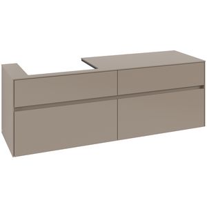 Wastafelonderkast Collaro 1600x548x500mm Taupe C022B0VM