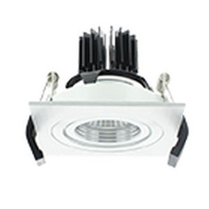 Vierkant inbouw armatuur voor Bonnita lichtbronnen Aluminium