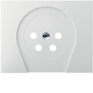 Centraaldoos PTT-tel. contactd. berker K.1/K.5 polarwit