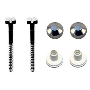 WC-set Behoe 2F 6x70 6K rvs Chroom VVE=100