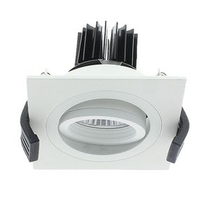 Vierkant inbouw armatuur voor Bonnita lichtbronnen Wit