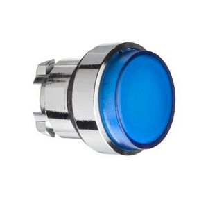 Kop voor verlichte drukknop Ø22mm Blauw