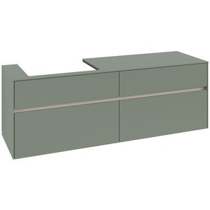 Wastafelonderkast Collaro 1600x548x500mm Soft Green C022B0AF