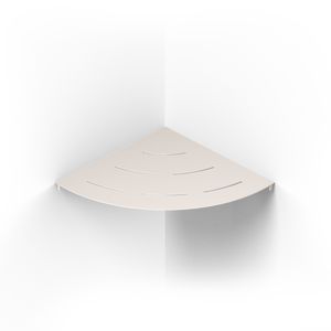 Planchet hoekmodel CORNER SHELF ROUNDED 300mm matt off-white