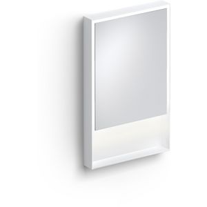 Look at Me spiegel, 50cm, LED-verlichting, IP44, mat wit