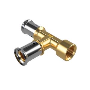 T-koppeling verlopend persaansluiting 48P 20x20x1/2"bi.dr.