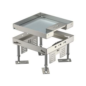 Vierkante cassette snoeruitgang 200x200mm rvs A2 1