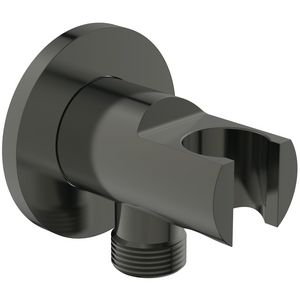 Wandaansluitbocht vaste G1/2" magnetic grey Idealrain
