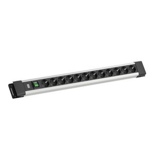 CONNECTUS 12x 230V RA schakelaar 2m RA grijs
