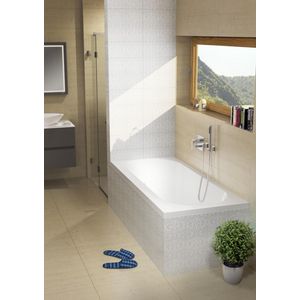 Ligbad Carolina acryl 190x80cm wit hoogglans excl. badpoten