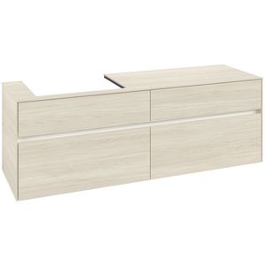 Wastafelonderkast Collaro 1600x548x500mm White Oak C022B0AA
