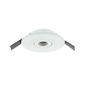 Inbouwarmatuur rond 1voudig 80mm Verona wit