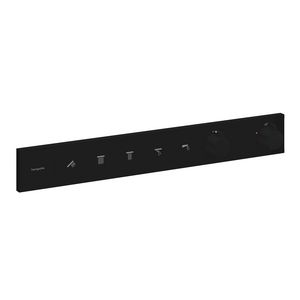 RainSelect thermostaat afbouwdeel tbv inbouw voor 5 functies mat zwart