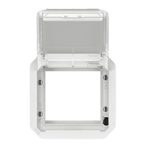 Adapter Mosaic transparant wit Plexo