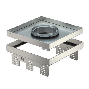 Vierkante cassette tubus 243x243mm rvs A2 1.4301 7409380