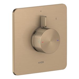 Inbouw douchemengkraan 1 functie Cubic Cut AXOR Citterio C Brushed Bronze