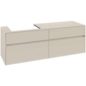 Wastafelonderkast Collaro 1600x548x500mm Cashmere Grey C02200VN