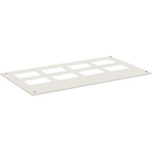 Dakplaat t.b.v 2x TZ kabelinvoerpl. BxD 1109x625mm
