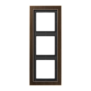 Afdekraam 3-voudig LSD messing antiek