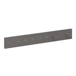 RainSelect thermostaat inbouw voor 5 functies Brushed Black Chrome