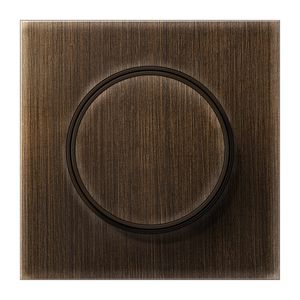 Afdekking draaidimmer LS range messing antiek