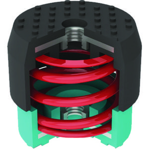 PROMO Set a 4 stuks trillingdempers CB1MNAG max. 80 kg (1MNAGINGLESE000000)