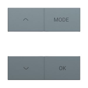 Afwerkingsset voor thermostaat blue grey coated