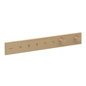 RainSelect thermostaat inbouw voor 5 functies Brushed Bronze