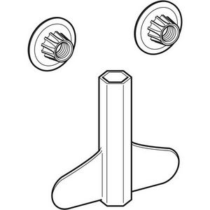 Montagegereedschap voor wand bidet (2 st.)