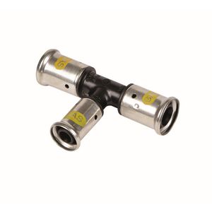 T-koppeling verlopend persaansluiting GAS 10PKG 20x16x20mm kunststof