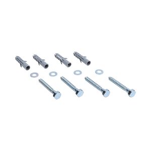 Set a 4 houtdraadbouten 8x50mm  + sluitringen + pluggen VVE=50