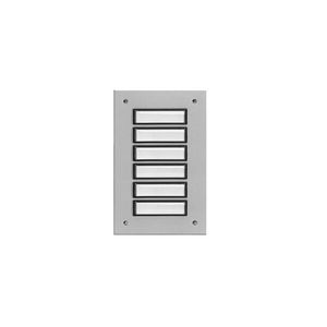Etageplaat Aluminium inbouw 6-voudig weersbestendig