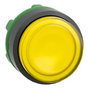 Kop voor verhoogde drukknop Geel Verlicht Led Harmony XB5