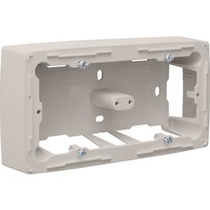 Dubbele opbouwdoos alle apparaten Original-reeks Light grey