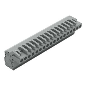 1-draads FE steker HA 2,5mm² grijs 232-118/026-000 VVE=25