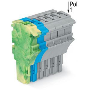 1-draads FE steker 4mm² ij 2022-106/000-039 VVE=50