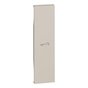 Toets + sleutelsymbool zand 1 module LivingNow
