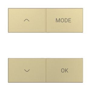 Afwerkingsset voor thermostaat gold coated