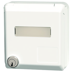 Data Inbouwwandcontactdoos IP44 APM t. JACK alpinwit