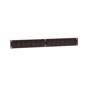 Afsluitbaar ventilatierooster 370x40mm bruin